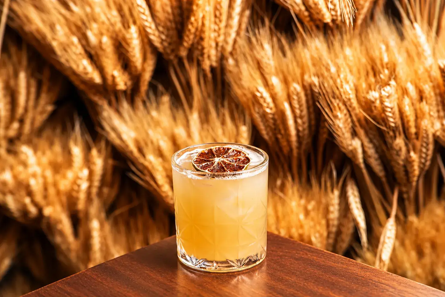 Amber signature cocktail at BACAR