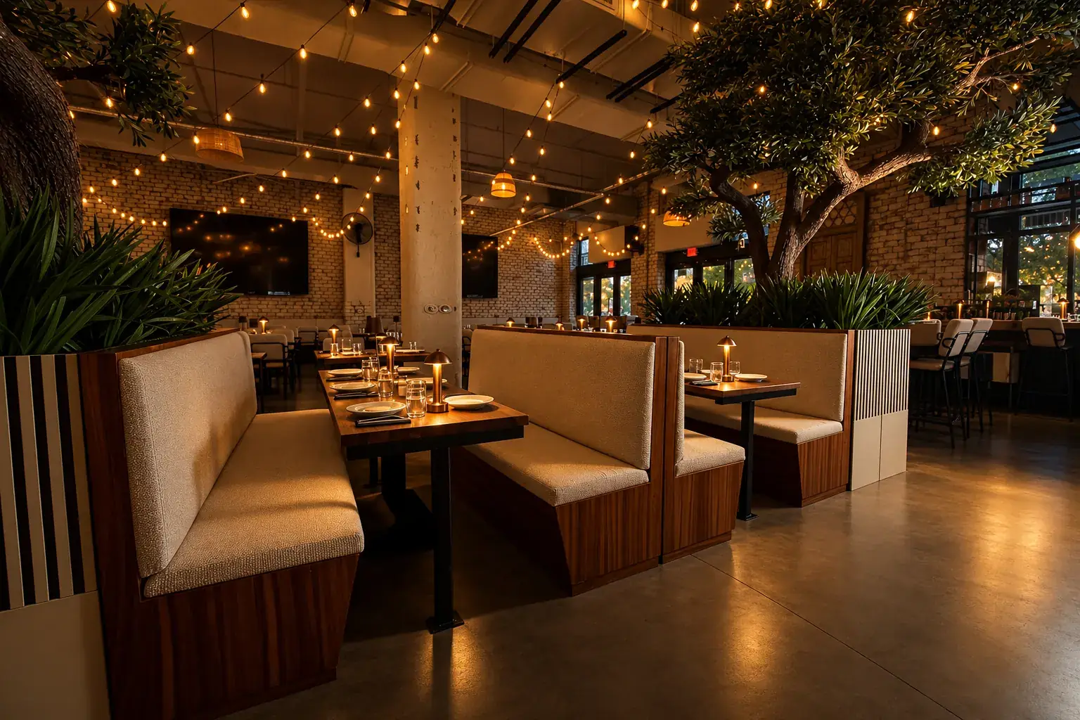 BACAR bar and lounge seating